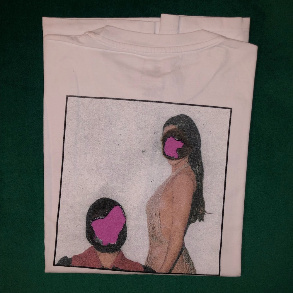 Rosalia MOTOMAMI LA FAMA The Weeknd Burnt photo white 2XL tee